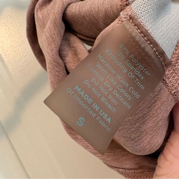 Bombshell Sportswear relax long Bra nude pink NWOT size small - Picture 5 of 6